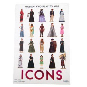 ICONS - Women Who Play To Win NEW Strategy Board Game - RBG Harriet Tubman More